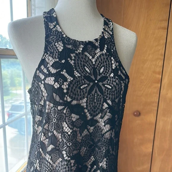 Express- NWT: Elegant Black Lace Dress - Picture 7 of 16